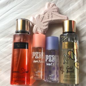 Victoria’s Secret body mists + ball bomb